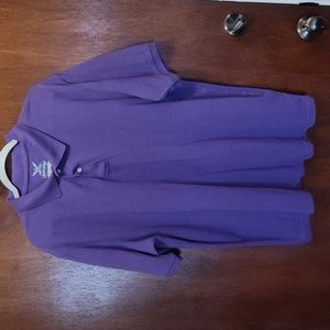 Faded Glory Polo Shirt, Purple, Size XL (46-48)